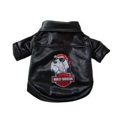 GENERICO - Casaca MOTERA Abrigadora HARLEY DAVIDSON para Perros TALLA 5