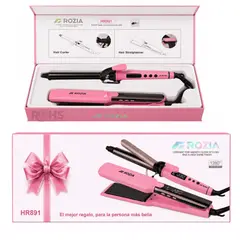 ROHS - Set De Estilizado Rozia HR-891 Plancha Y Rizador Cerámico