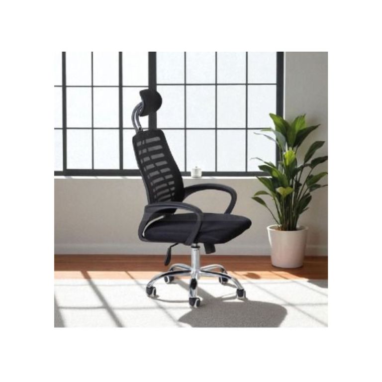 SILLA DE OFICINA ERGONÓMICA NEGRO