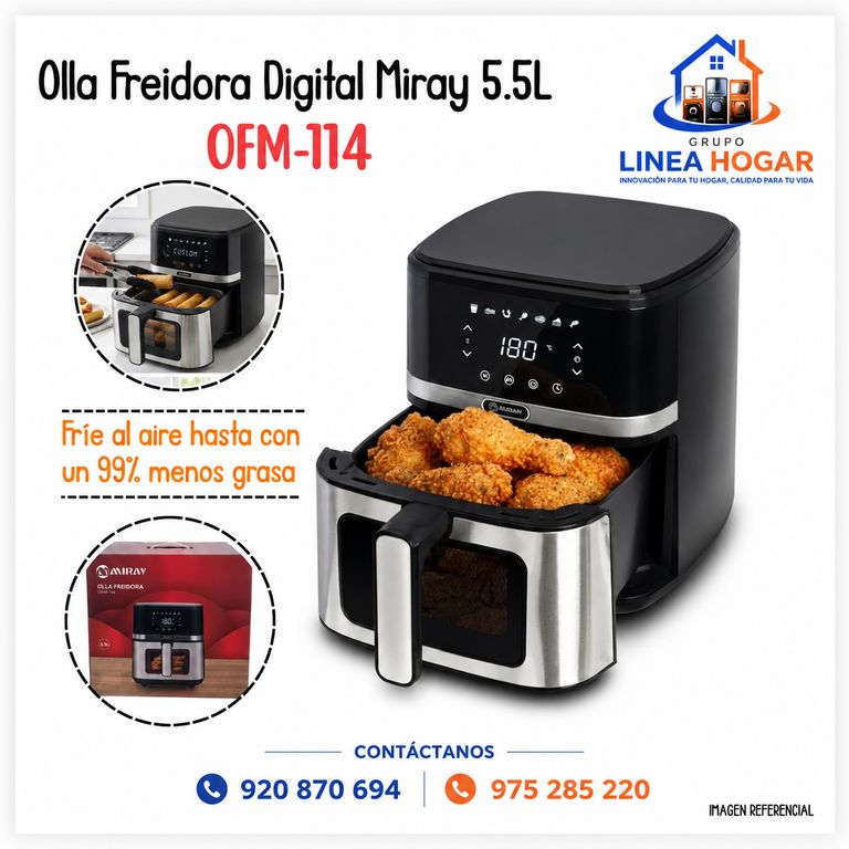 Freidora de Aire Digital 5.5L OFM-114