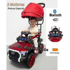 CONFORT KIDS - Carrito para Niños Musical con Guiador Toyotin Control Rojo