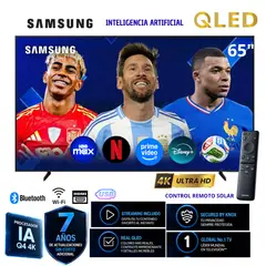 SAMSUNG - QLED 65" Vision AI 4K (2025) Procesador IA Q4 4K 7 Años de Actualizaciones Gratis