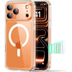 ESR - Funda para iPhone 17 Pro con Control de Cámara y MagSafe – Protección Militar Antigolpes Transparente