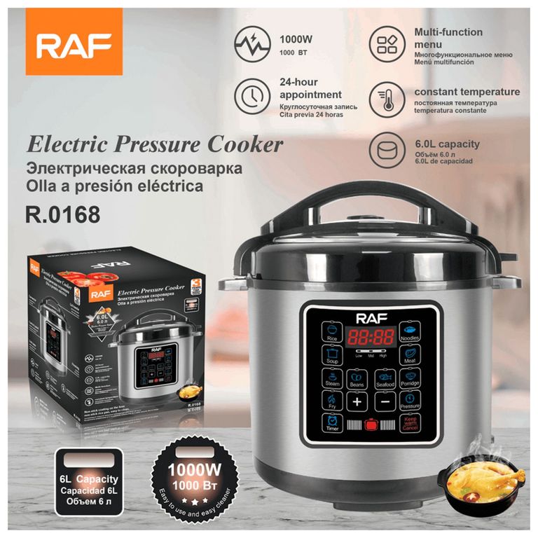 Olla Arrocera Multifuncional 6 litros RAF0168 1000 W