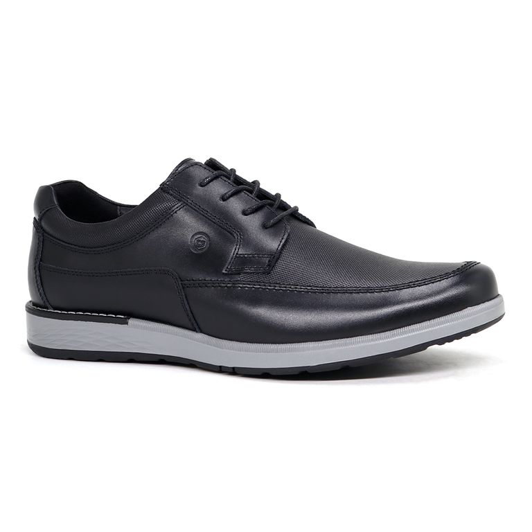 Zapato Casual Hombre Cuero MD20-CL26Q3 Negro