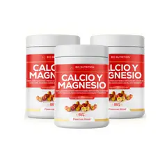 BIO - PACK X3 Colágeno Con Calcio Magnesio Camu Camu En Polvo