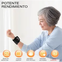 GENERICO - TENSIÓMETRO DIGITAL MEDIDOR DE PRESIÓN ARTERIAL RECARGABLE