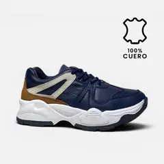 MARIBU - ZAPATILLA PURO CUERO 821