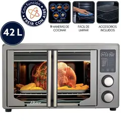 OSTER - Horno con freidora de aire digital de 42 litros, puertas francesas TSSTTV42FDDAFNS