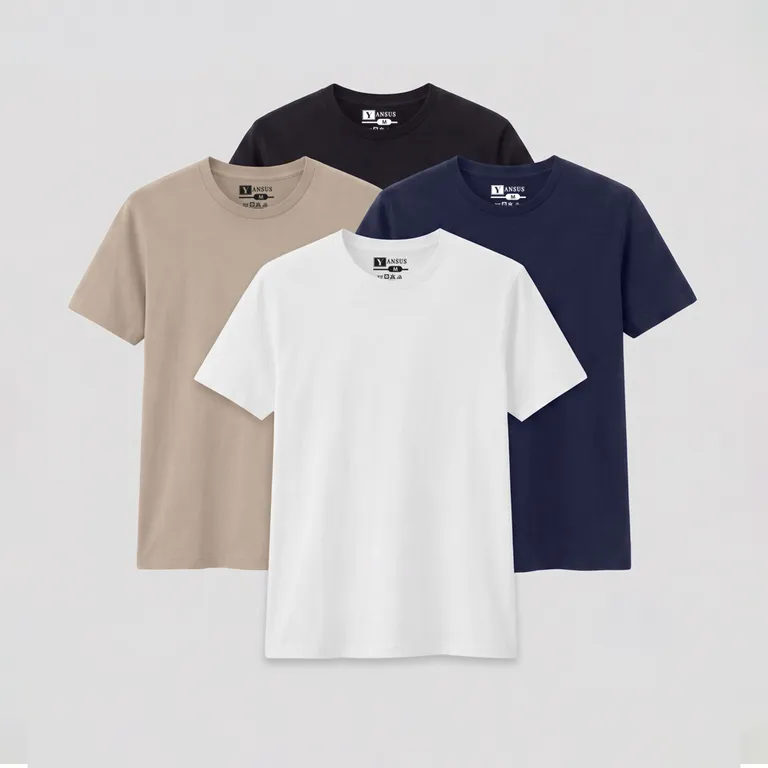 Polo Pack 4 Hombre Basico