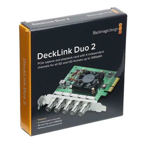 DeckLink Duo 2 – Tarjeta PCIe de Captura y Reproducción SDI Profesional