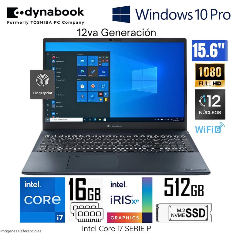Laptop Tecra A 50K Intel Core i7 1260P 16GB RAM 512GB SSD WIN 10 PRO PML20U0N8021