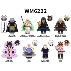 GENERICO - Figuras de plástico de One Piece para niños, juguetes de bloques de construcción Wm6222