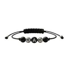 LUCYANA JOYAS Y ACCESORIOS - Pulsera Hombre Letra Inicial A "Tu Esencia" - Legado de Conexión Energética Lucyana