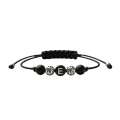 LUCYANA JOYAS Y ACCESORIOS - Pulsera Hombre Letra Inicial E "Tu Esencia" - Legado de Conexión Energética Lucyana