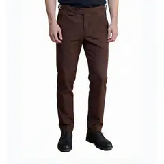DM DEXMEN - Pantalon Dexmen Casual Hebilla Marrón