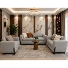 WAYRA CASA & DISEÑO - Juego de Sala Khuyay 321 patas de madera