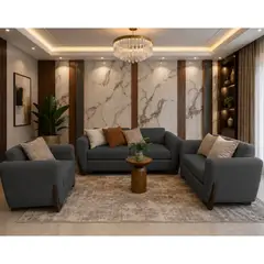 WAYRA CASA & DISEÑO - Juego de Sala Khuyay 321 patas de madera