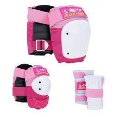 TRIPLE EIGHT - SET DE PROTECCION KILLER PADS 187 RODILLERA + CODERA + MUÑEQUERA S/M