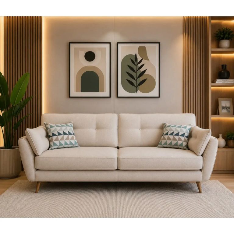 Sofa Triple Kira Vintage de 3 cuerpos
