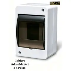 GENERICO - TABLERO DE 4 POLOS ADOSADO PVC CAMOVAK