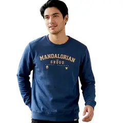 LUCAS - POLERA HOMBRE STAR WARS- THE MANDALORIAN AZUL