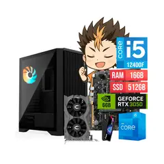INTEL - CPU GAMER CORE I5 12400F 16GB 512GB SSD RTX 3050 6GB