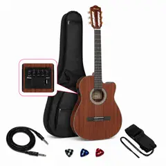 IBANEZ - GUITARRA ELECTROACUSTICA GA5MHTCE OPEN PORE NATURAL PACK