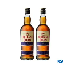 GOURMET 117 - WHISKY HIGHLAND QUEEN 12 AÑOS X 700 ML x2