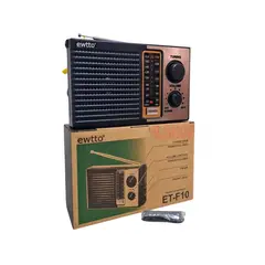 EWTTO - Radio Solo a Pila F10 Portátil