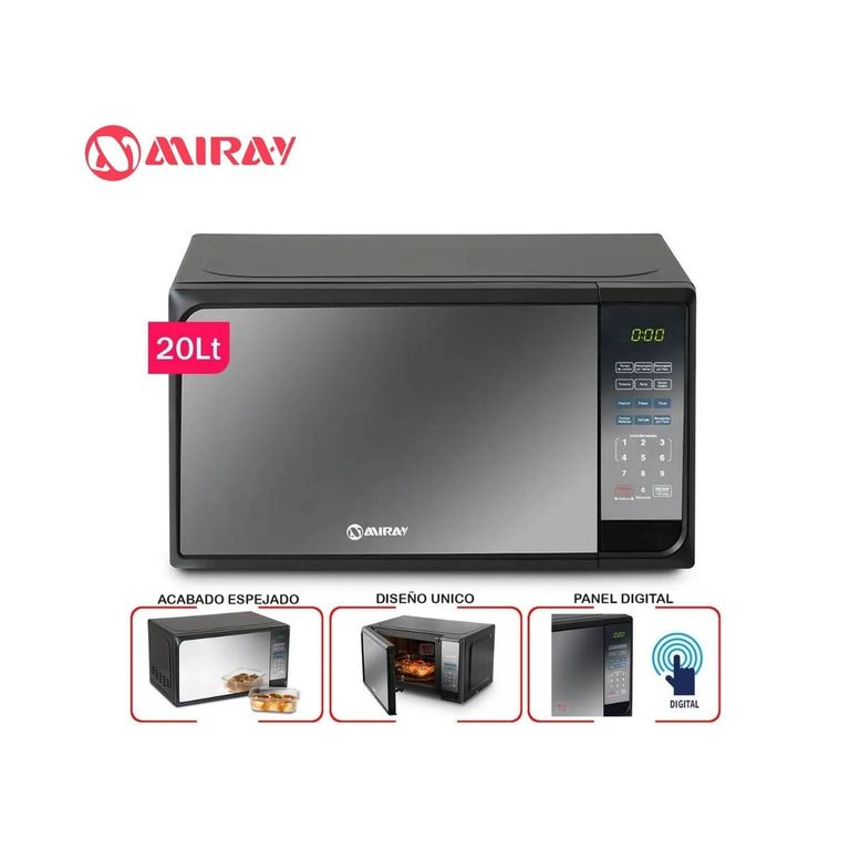Horno Microondas Panel DigitalL 20 LITROS HMM-20N