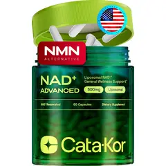 GENERICO - Cata-Kor Suplemento liposomal de NAD con resveratrol - Alternativa al suplemento NMN