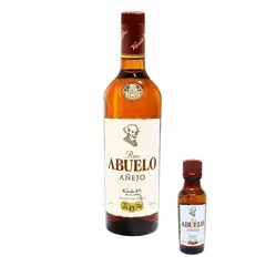ABUELO - RON AÑEJO 1 L + RON AÑEJO 50ML