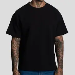 THE CULT - Polo Manga Corta - Relax Fit - Tejido Especial Oversize