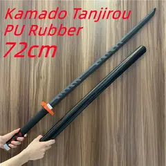 GENERICO - 72cm Kimetsu no Yaiba Original Katana Cosplay arma Demon Slayer espada Zenitsu Kyoujurou Tanjiro
