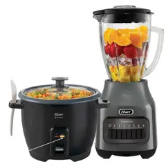OSTER - Combo Licuadora BLSTPEG-GPB + Olla Arrocera De 1.8 Litros