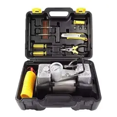 QUICK - Caja Compresor Aire Doble Cilindro 12v Inflador j064