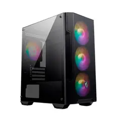 Msi - Case con fuente 600w mag forge m100a micro atx pn CSMSFRGM100AD6