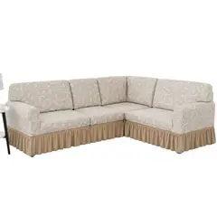 SALA FABULOSA - Funda de mueble modular 4 piezas catiónico Brisa - Beige nude