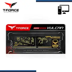 TEAM GROUP - Memoria RAM T-Force Vulcan 8GB DDR4 3200MHz