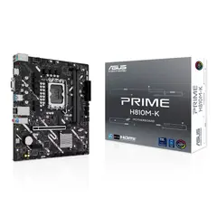 ASUS - Placa madre PRIME H810M-K DDR5 hasta 128 GB PCIe 4.0 M.2 x4