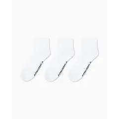 CONVERSE - Medias Hombre Pack X3 Tobilleras Blanco v1