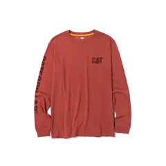 Caterpillar - Polo Hombre Trademark Banner L/s Rojo