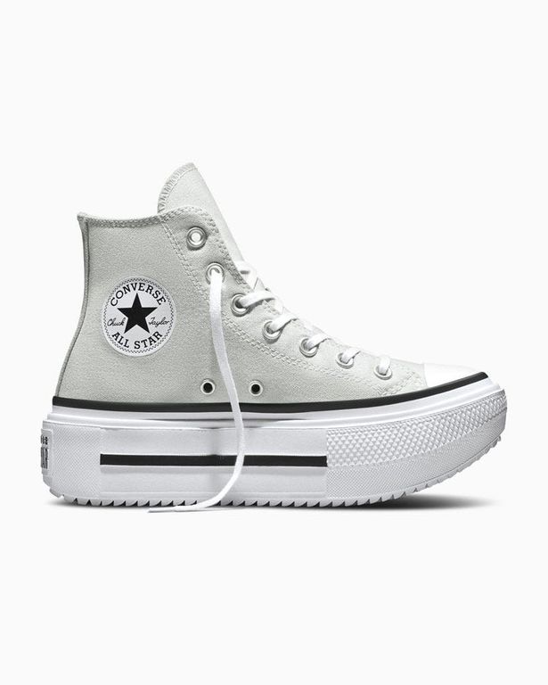 Zapatillas Chuck Taylor Double Stack Platform Seasonal Gris