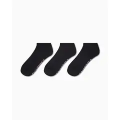 CONVERSE - Medias Mujer Pack X3 Taloneras Negro v1