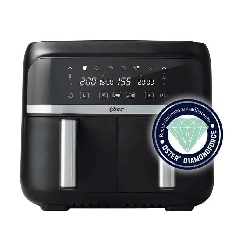 Freidora de Aire Oster® Dual 7.6L CKSTAF7MCDDF