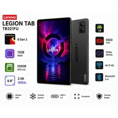 LENOVO - Tablet Legion Tab Gen 3 Snapdragon 8 Gen 3 12GB 256GB UFS 4.0 8.8″ 2.5K 165Hz ZAEF0044PE
