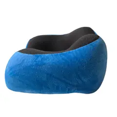 GENERICO - Almohada cojín de viaje para cuello - Azul