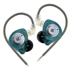 KZ - AUDIFONO CB - EDX PRO X 3.5MM CON MICROFONO TRANSPARENT BLACK