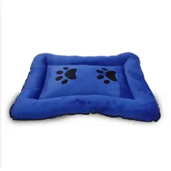 GENERICO - Colchoneta de Napa para Perros y Gatos - 97x73cm - Azul